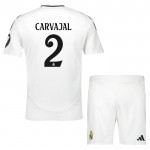 Günstige Fußballtrikots Real Madrid Carvajal 2 Kinder Heimtrikot 2024-25 Kurzarm
